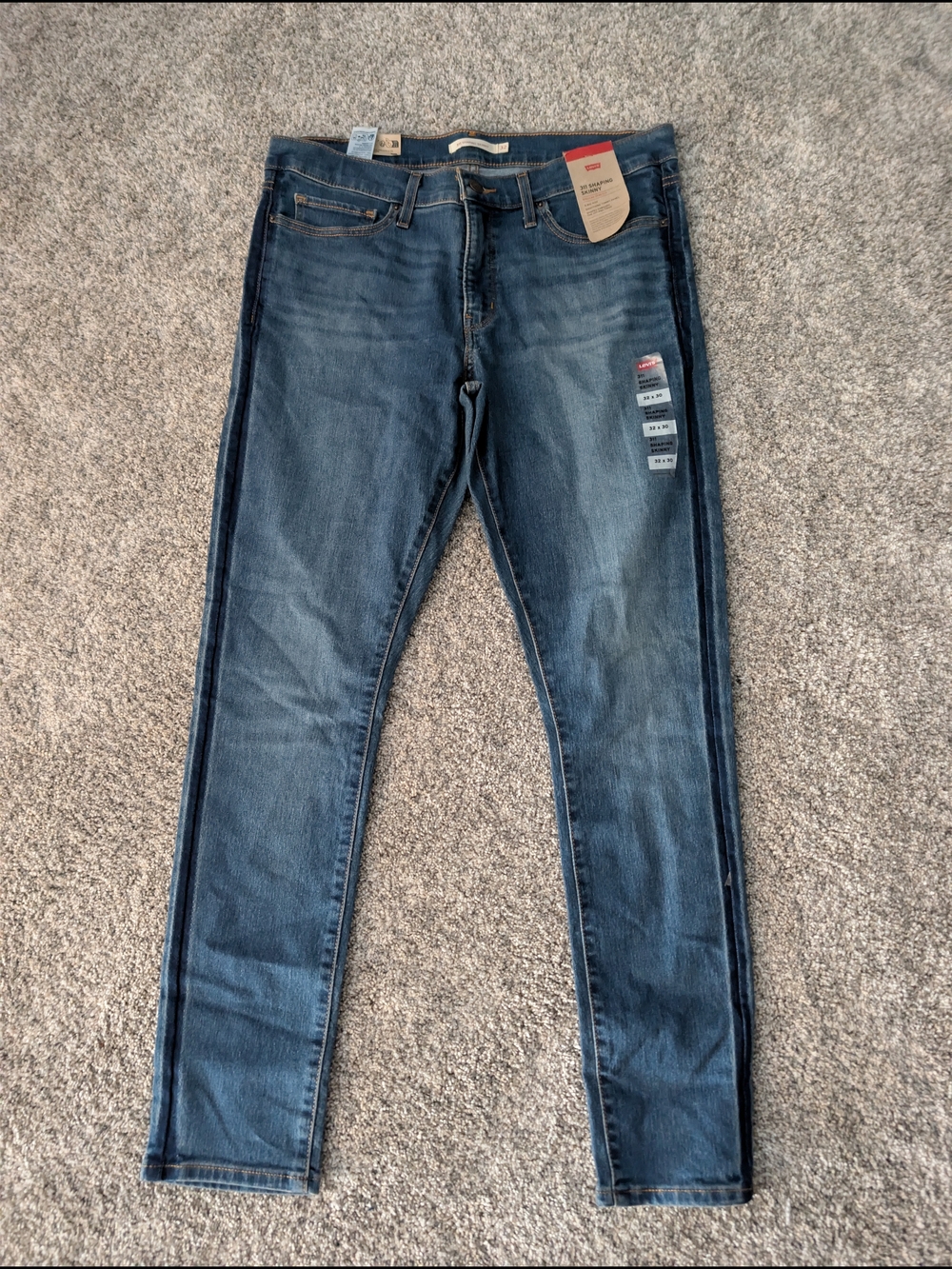NWT Levi's 311 Shaping Skinny Jeans Medium Wash 32x30